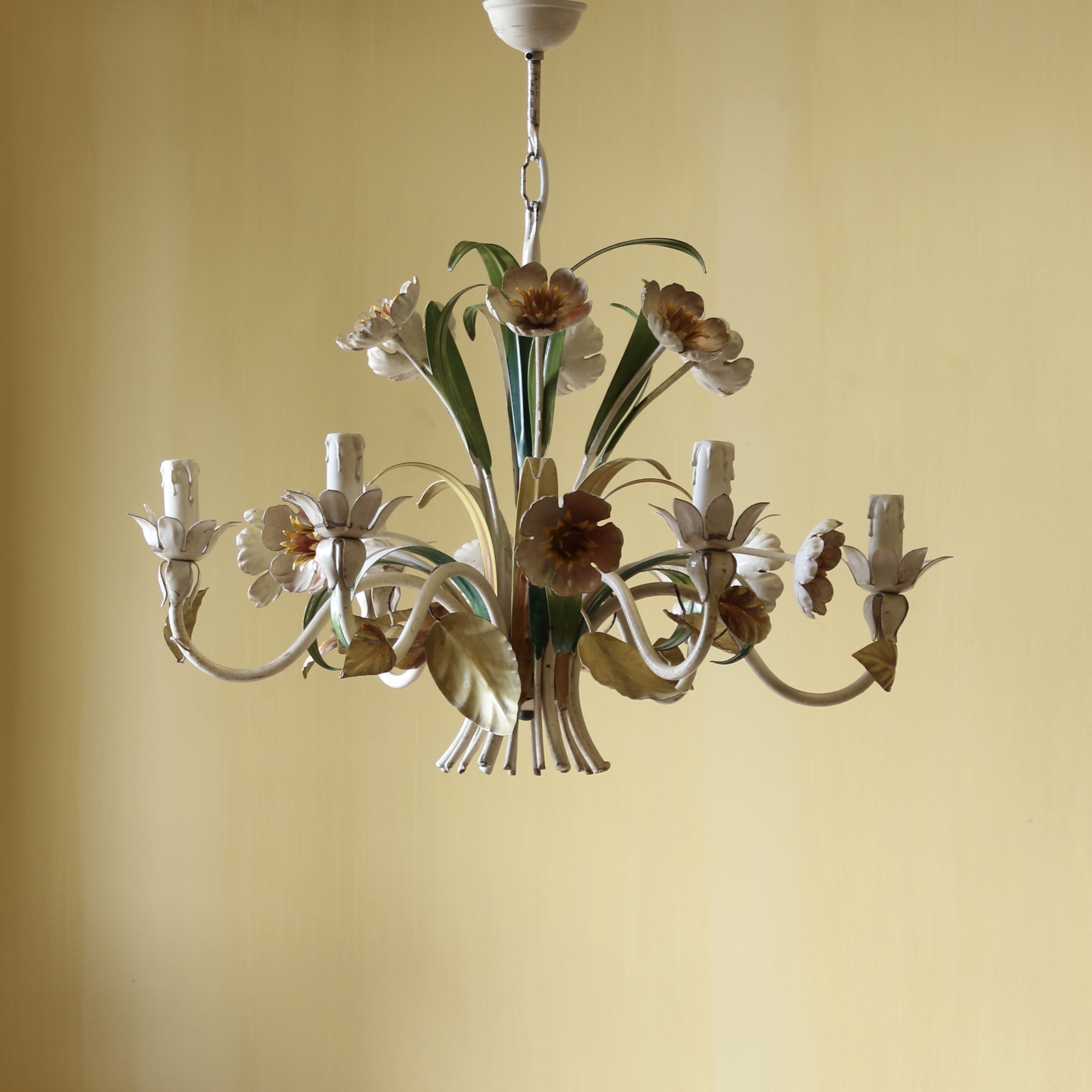 Hand-Painted Chandelier